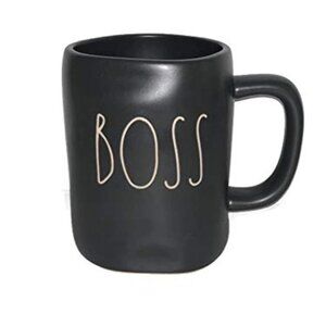 Rae Dunn Black Coffee Mug